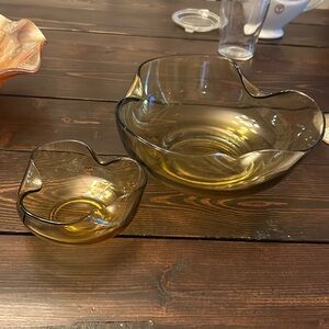 Vintage Chip and Dip Bowl